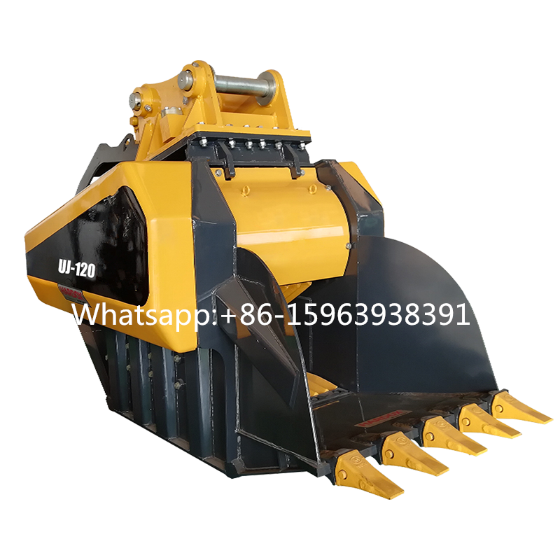 如何正确使用挖掘机破碎斗How to use the crusher bucket of excavator correctly?(图1) 如何正确使用挖掘机破碎斗How to use the crusher bucket of excavator correctly?(图1)